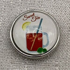 SWEET TEA Snap Button Charm - 18mm/20mm